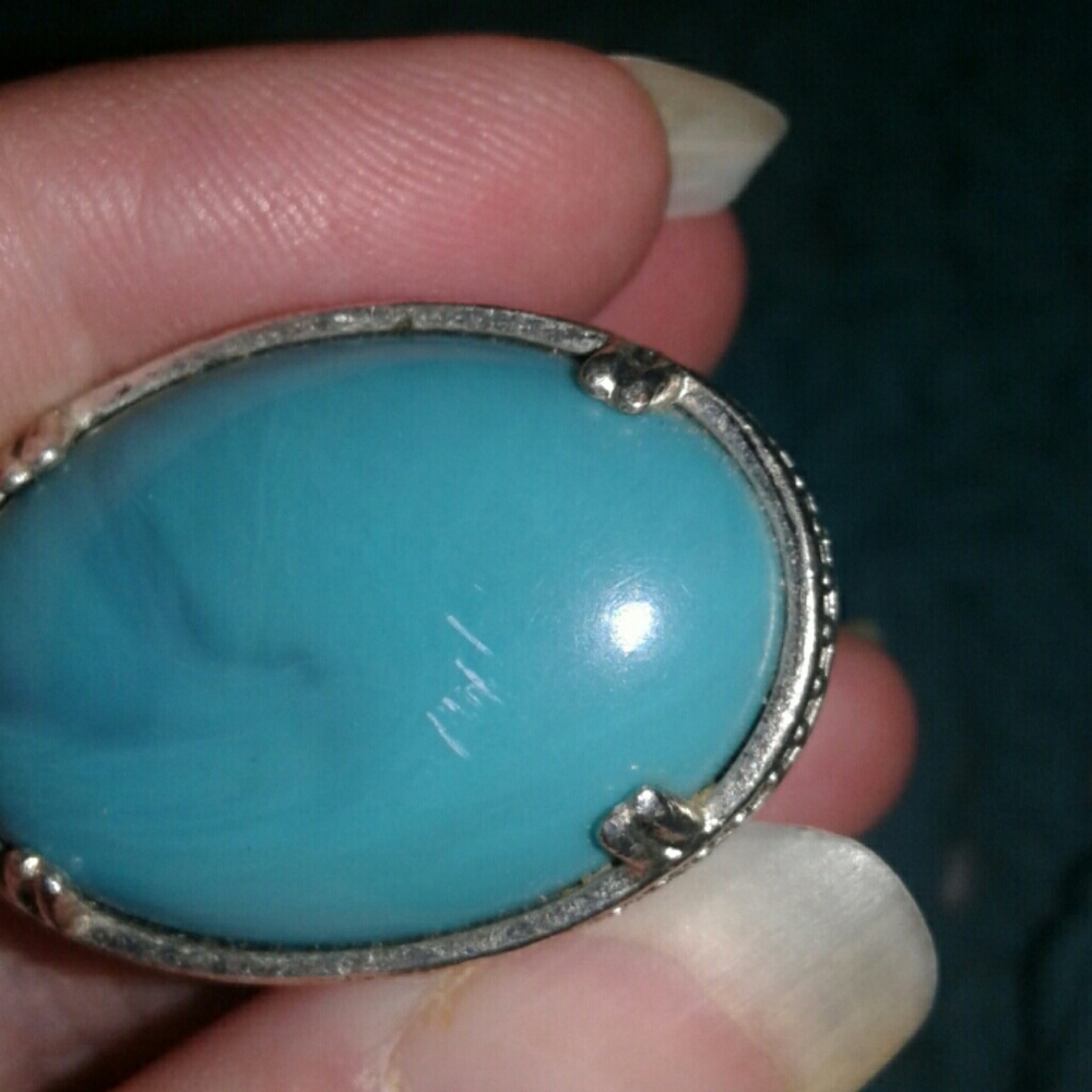Turquoise ring size 7 - Picture 5 of 5